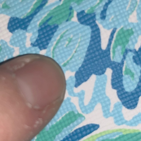 Lilly Pulitzer Botanical Green Holiday In The Sun GWP Top Handle Bag - Picture 3 of 16